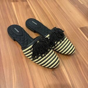 Birdies Black and Tan Slip-On Shoes